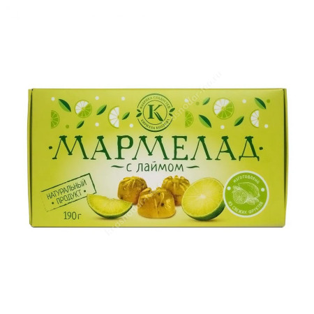 Мармелад фруктово-ягодный с ЛАЙМОМ, 190 г 