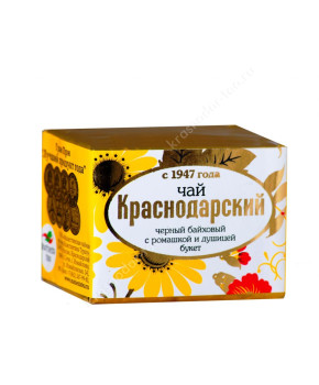 Чай черный "Краснодарский с 1947 г." с душицей и ромашкой, 50 г