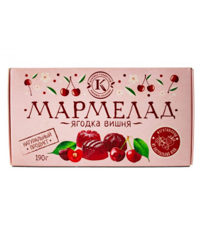 Мармелад фруктово-ягодный с ВИШНЕЙ, 190 г 